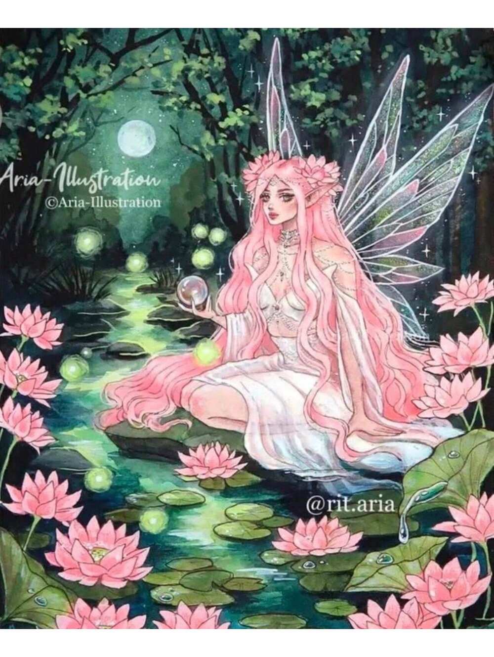 Fairy Lake by Rita Kónya - Diamond Art Club